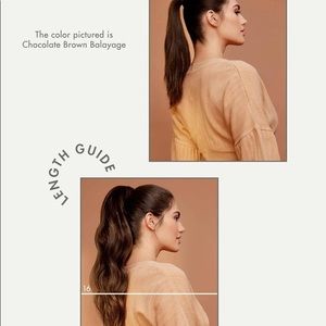 120 grams 20” extension pony tail by Luxy Hair